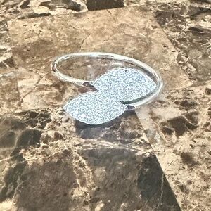 NEW SUPER HOT AND STYLISH SET OF 50 SILVER BLINGY NAPKIN HOLDERS